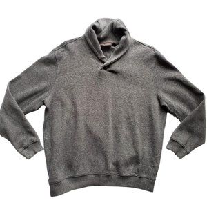 Tasso Elba Textured Shawl Collar Pullover Sweater Size Large